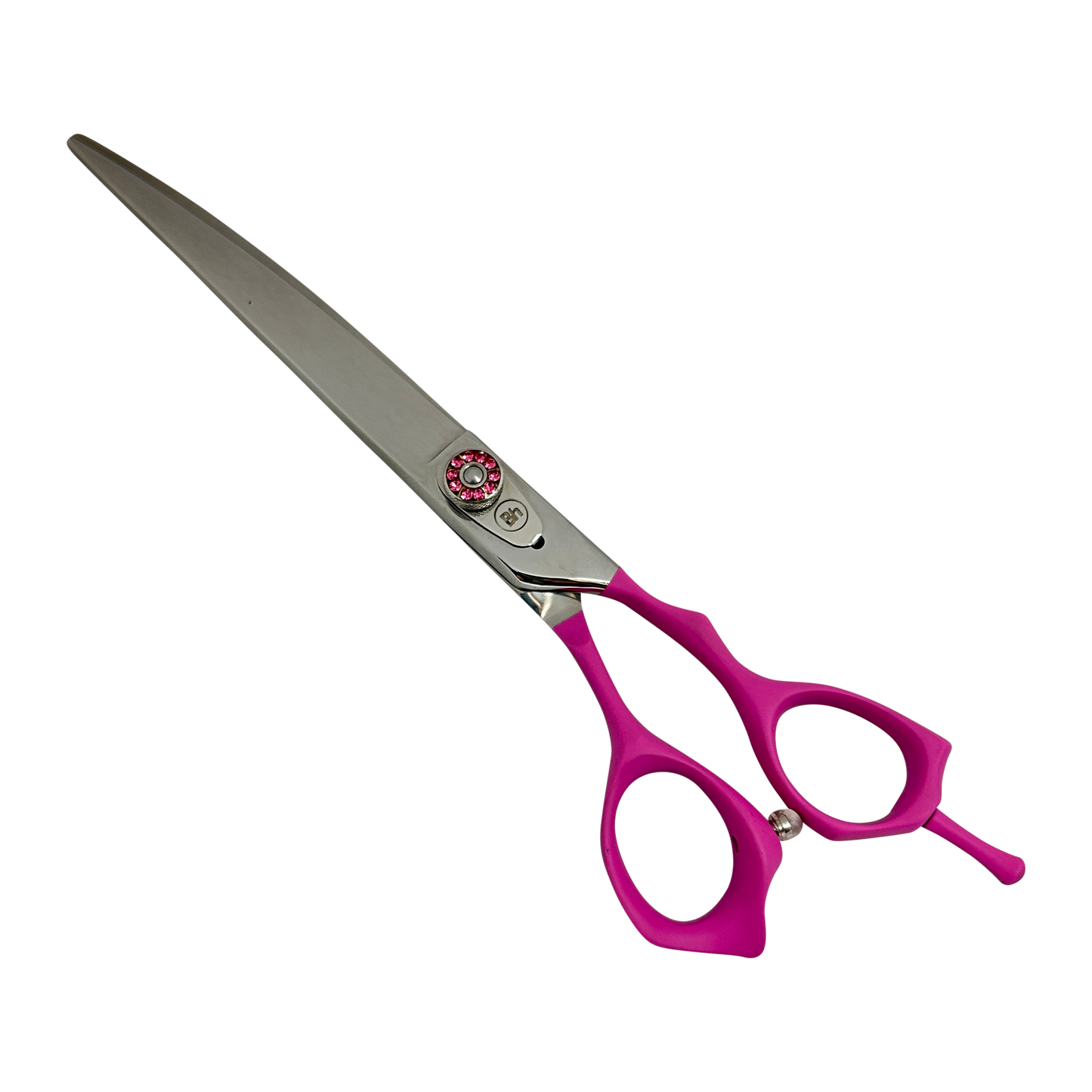 Pink Professional Grooming Curved Shears