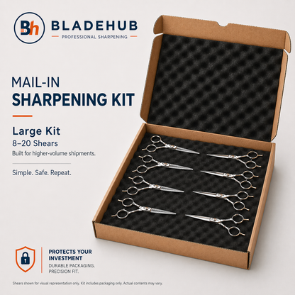 Bladehub Mail-In Sharpening - Shear and Clipper Blades Sharpening by Mail