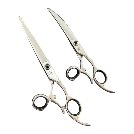 Onyx - Swivel Set of Straight and Curved Shears