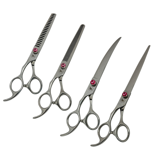 Lefty Professional Grooming Shears - Set of 4